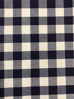 1” Gingham Navy