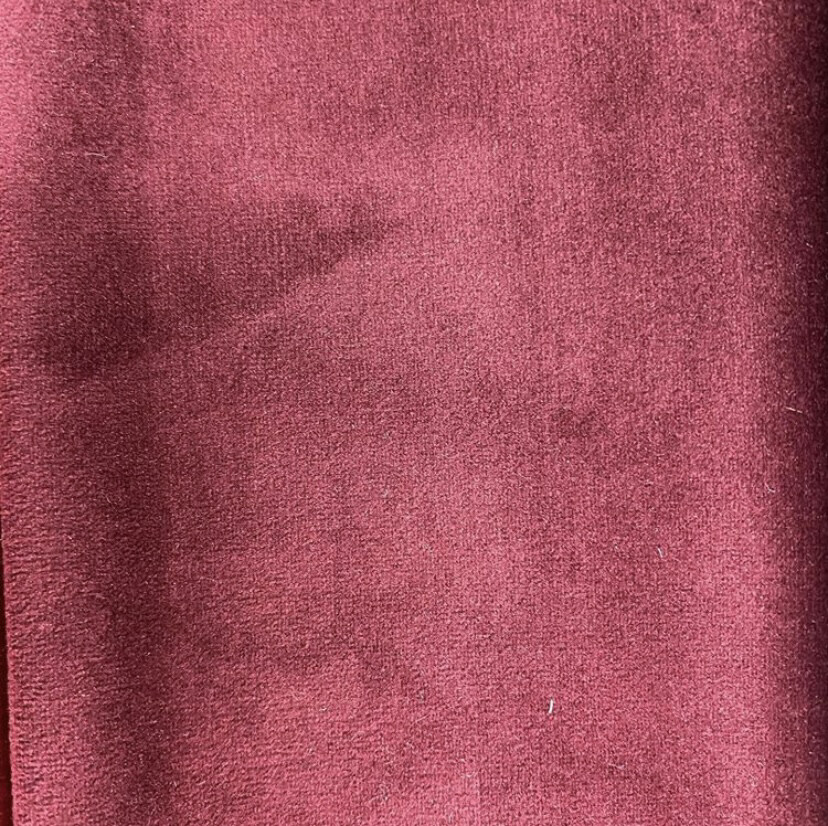 Quartz Velvet Burgandy
