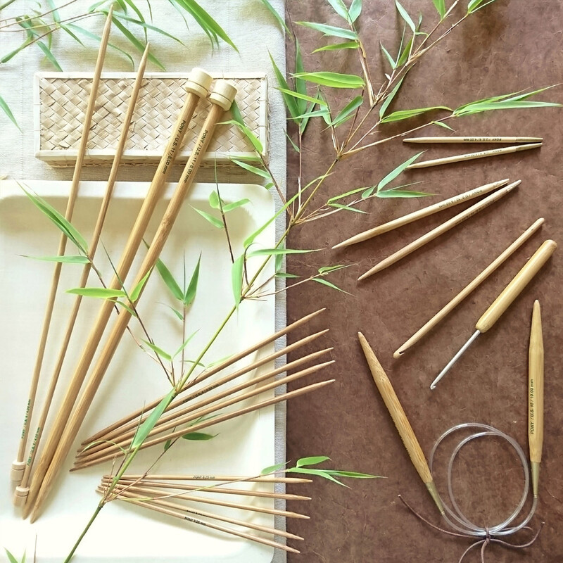 Pony Bamboo Knitting Needles 33cm