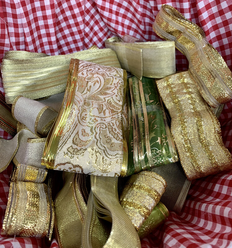 Gold Ribbon Bundle 3pc x 3m