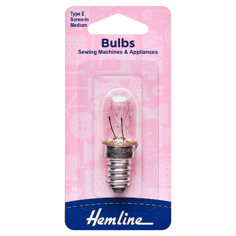 Sewing Machine Bulb Screw- In 15W