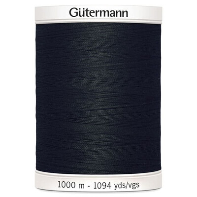 Gutermann Thread 1000m Black 