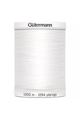 Gutermann Thread 1000m White