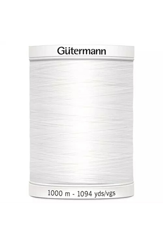 Gutermann Thread 1000m White