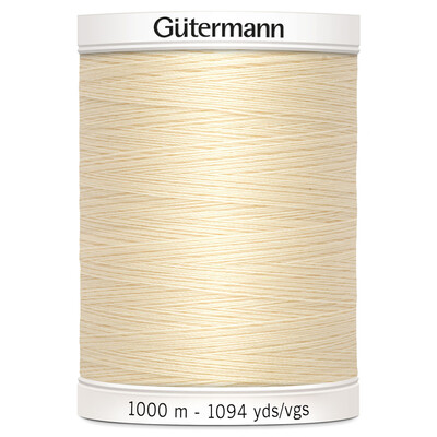 Gutermann Thread 1000m Cream
