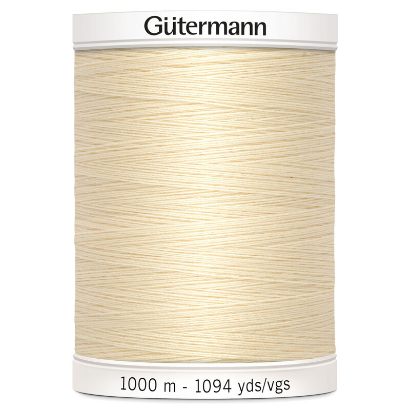 Gutermann Thread 1000m Cream