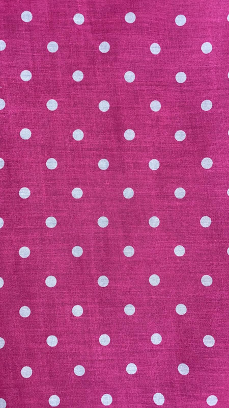 Pea Spots on Cerise Pink