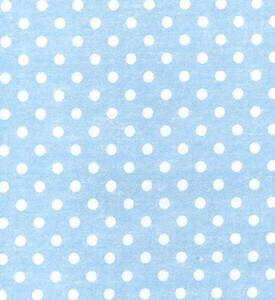 Pea Spots on Light Blue 
