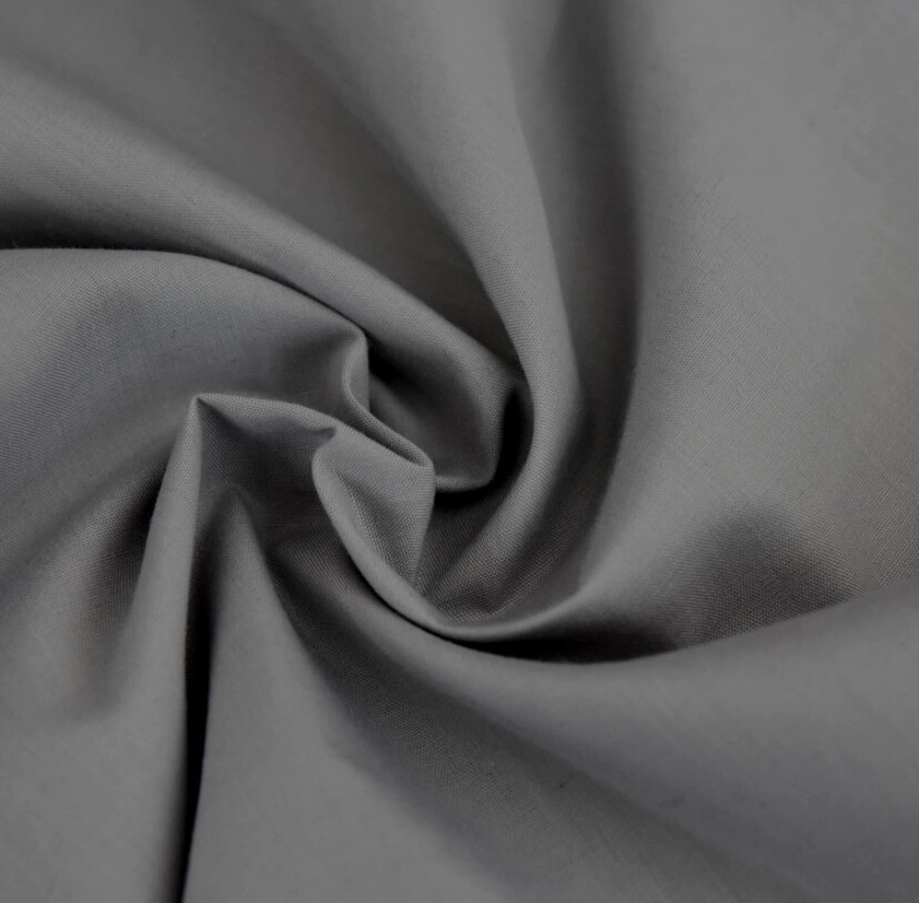 Dark Grey Polycotton Plain