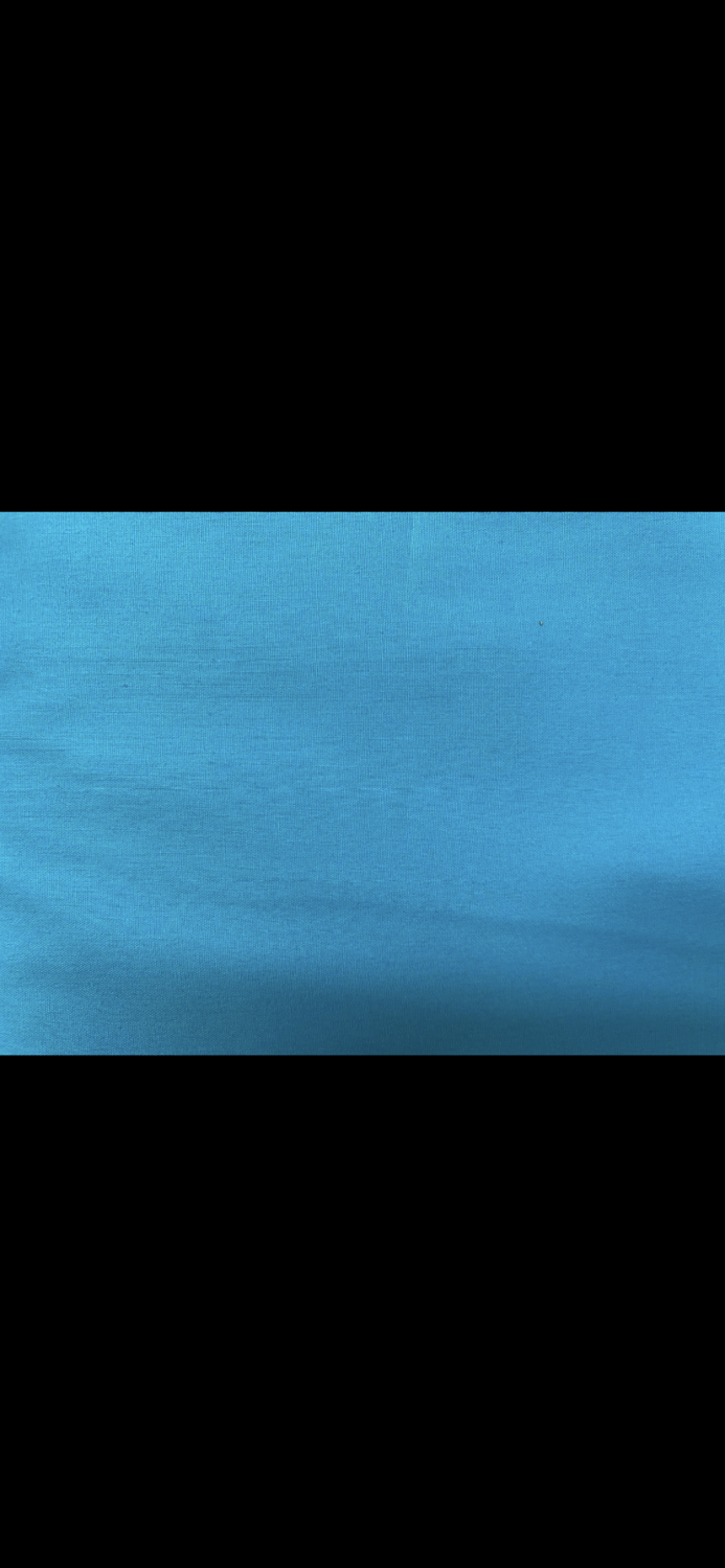 Plain 100% Cotton Turquoise 