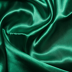 Budget Satin Emerald Green