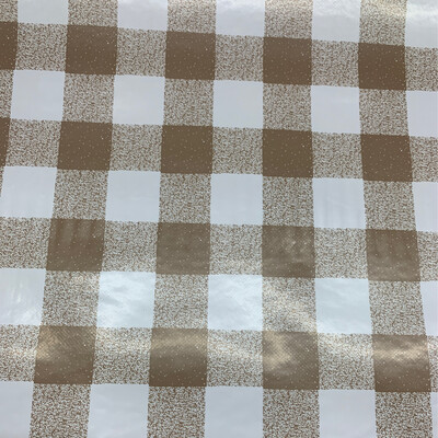 Beige Check Table Cover