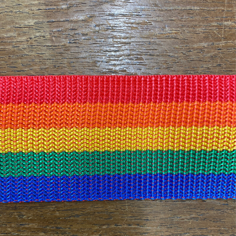 Rainbow  Nylon Webbing 50mm