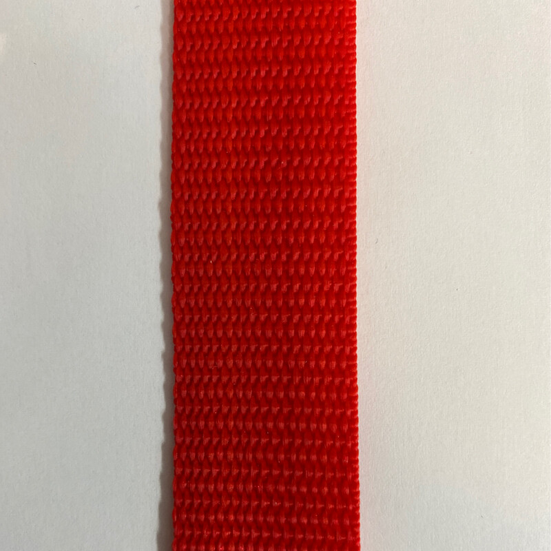 Red Webbing 25mm