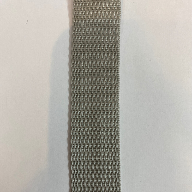 Grey Nylon Webbing 25mm
