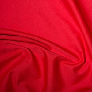 Red Polycotton Plain