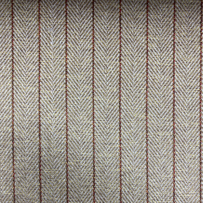 Herringbone Tweed Look Stripe  Corn / Rust
