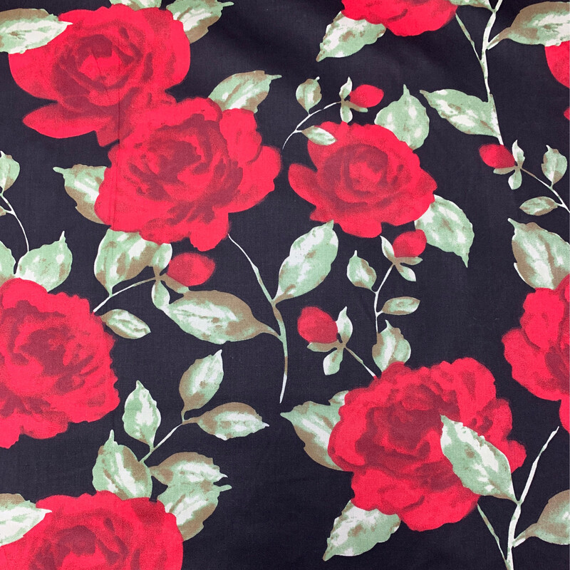 Organic Elegant Rose Black 