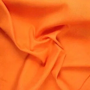Plain 100% Cotton Orange 