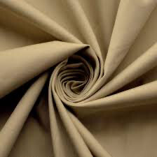 Beige Polycotton Plain