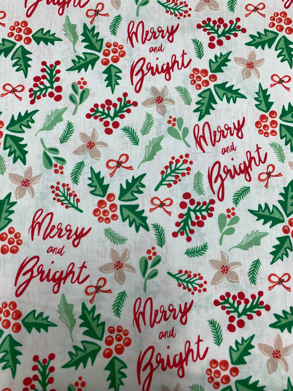 Merry Christmas Leaves 