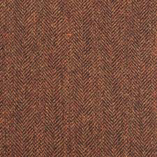 Herringbone Tweed Look Rust