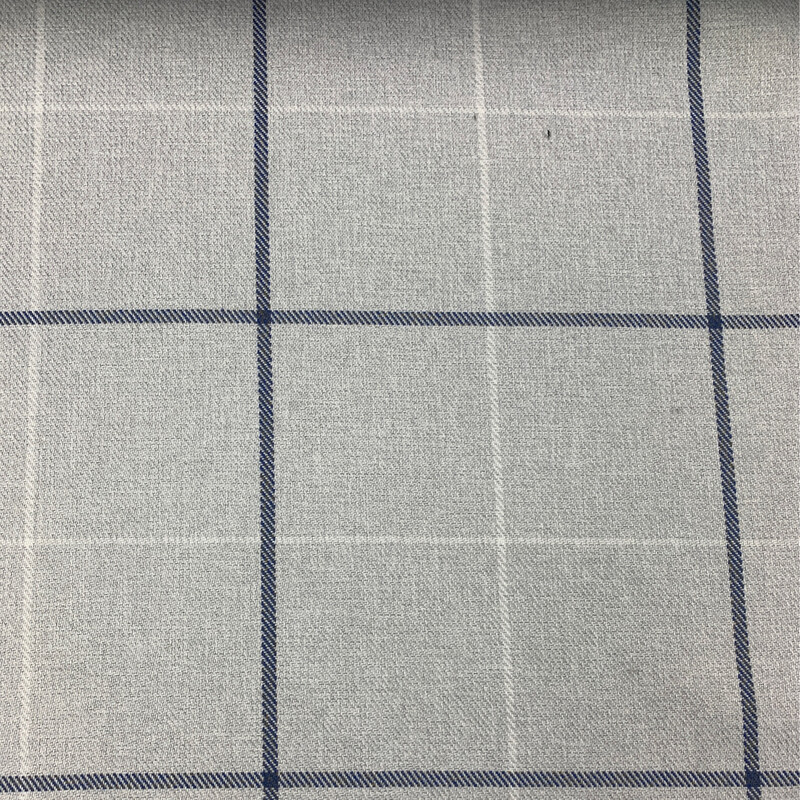 Tweed Look Check Light Grey