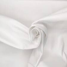 Curtain Lining Polycotton White