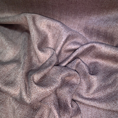 Herringbone Tweed Look Rose Pink