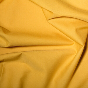 Mustard Polycotton Plain