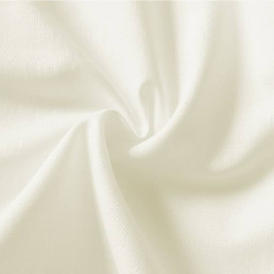 Plain 100% Cotton Cream
