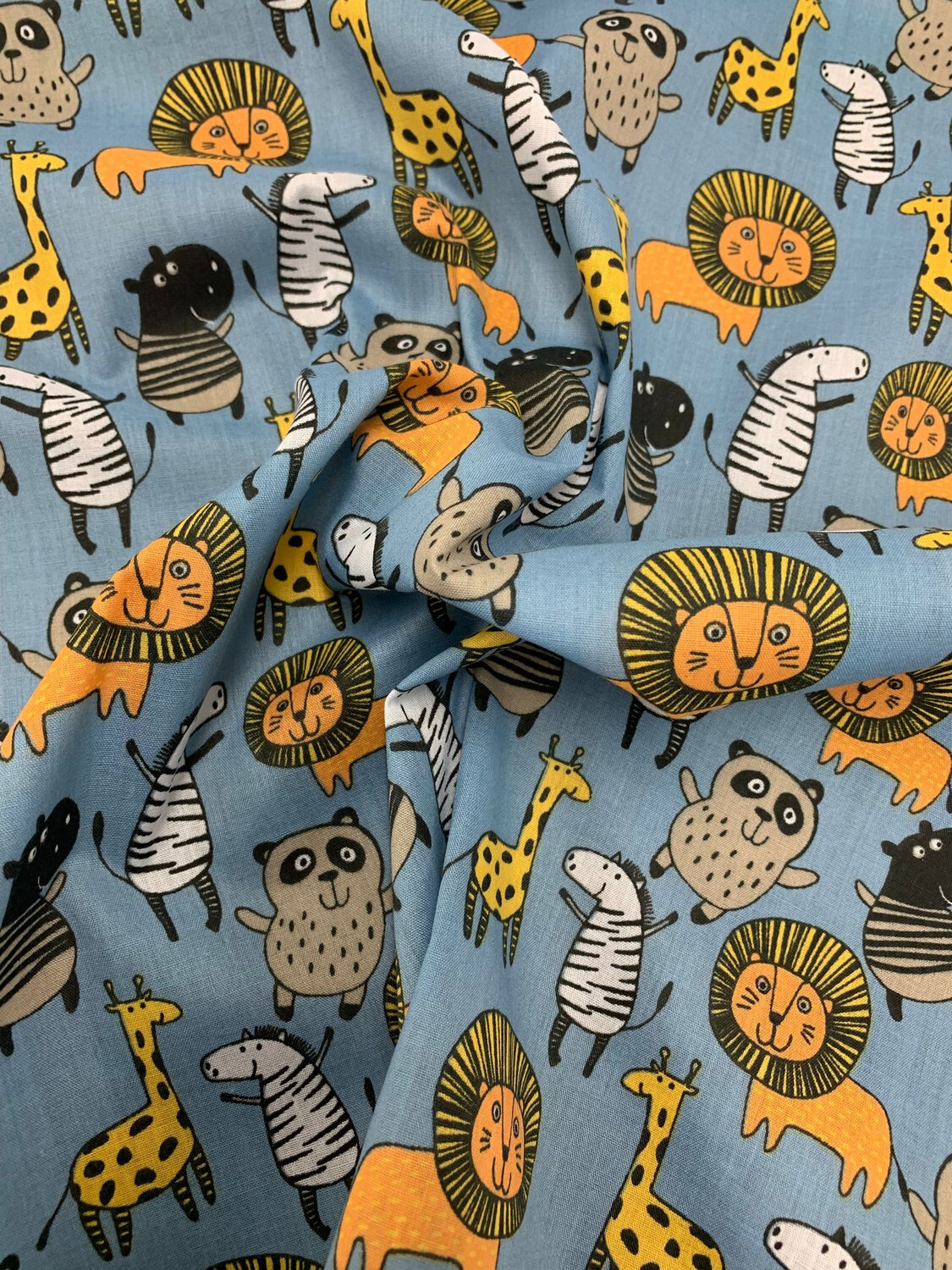 Jungle Olive Sky Blue
