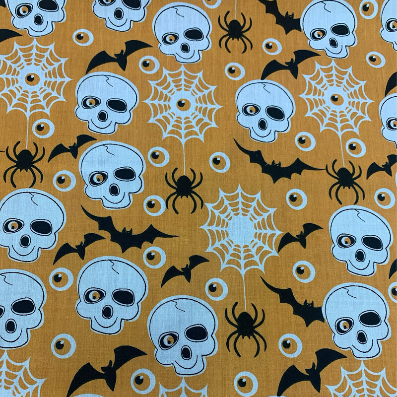 Halloween Skull Orange
