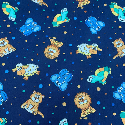 Animal Fun Navy