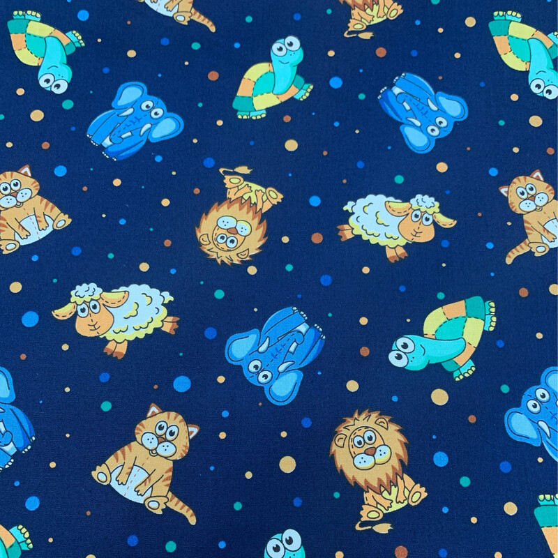 Animal Fun Navy