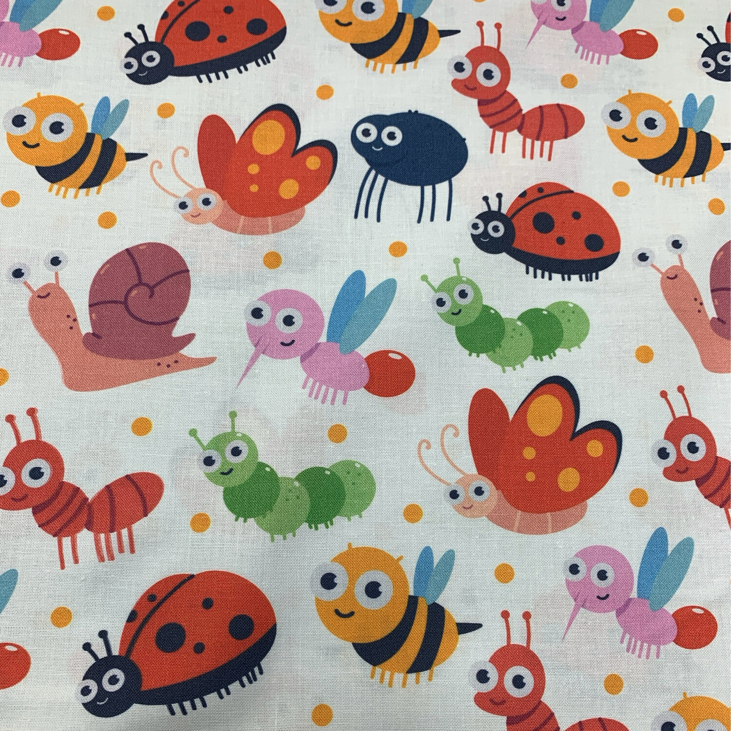 Digital Print Big Eyed Bugs