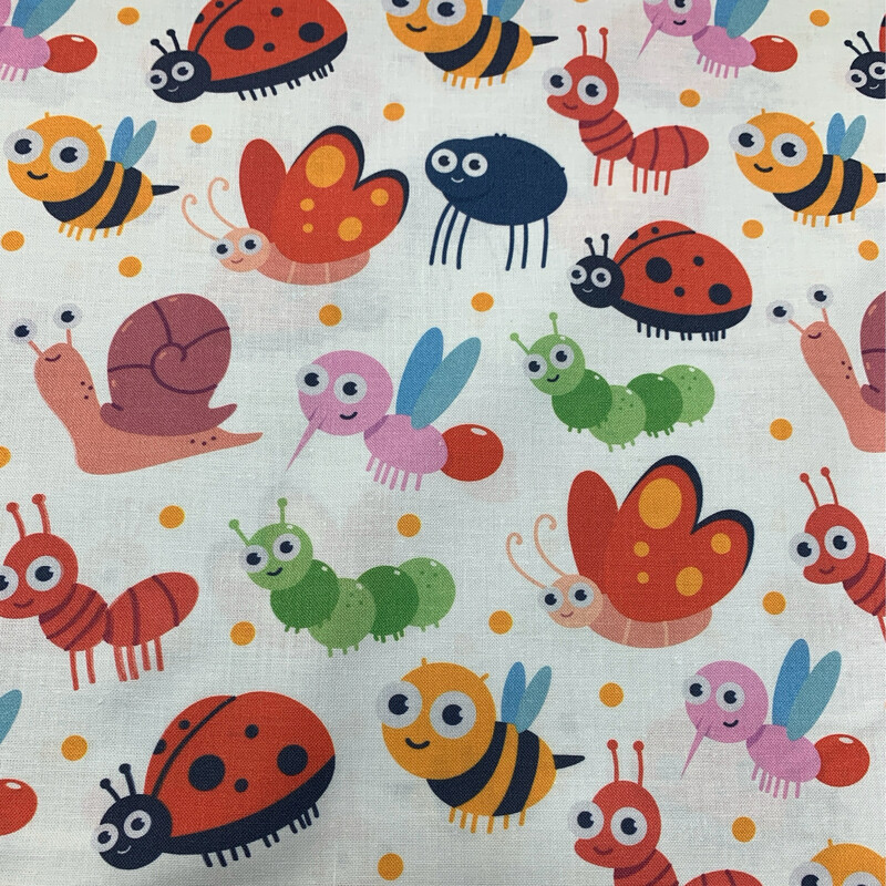 Digital Print Big Eyed Bugs
