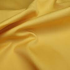 Drill PolyCotton Plain Yellow