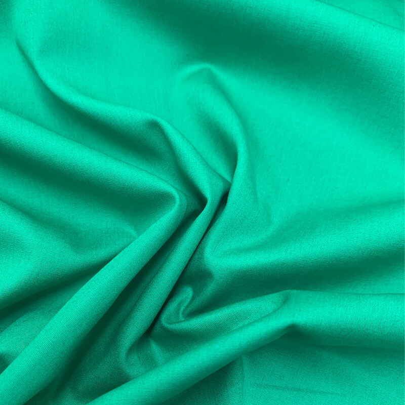 Plain 100% Cotton Emerald 