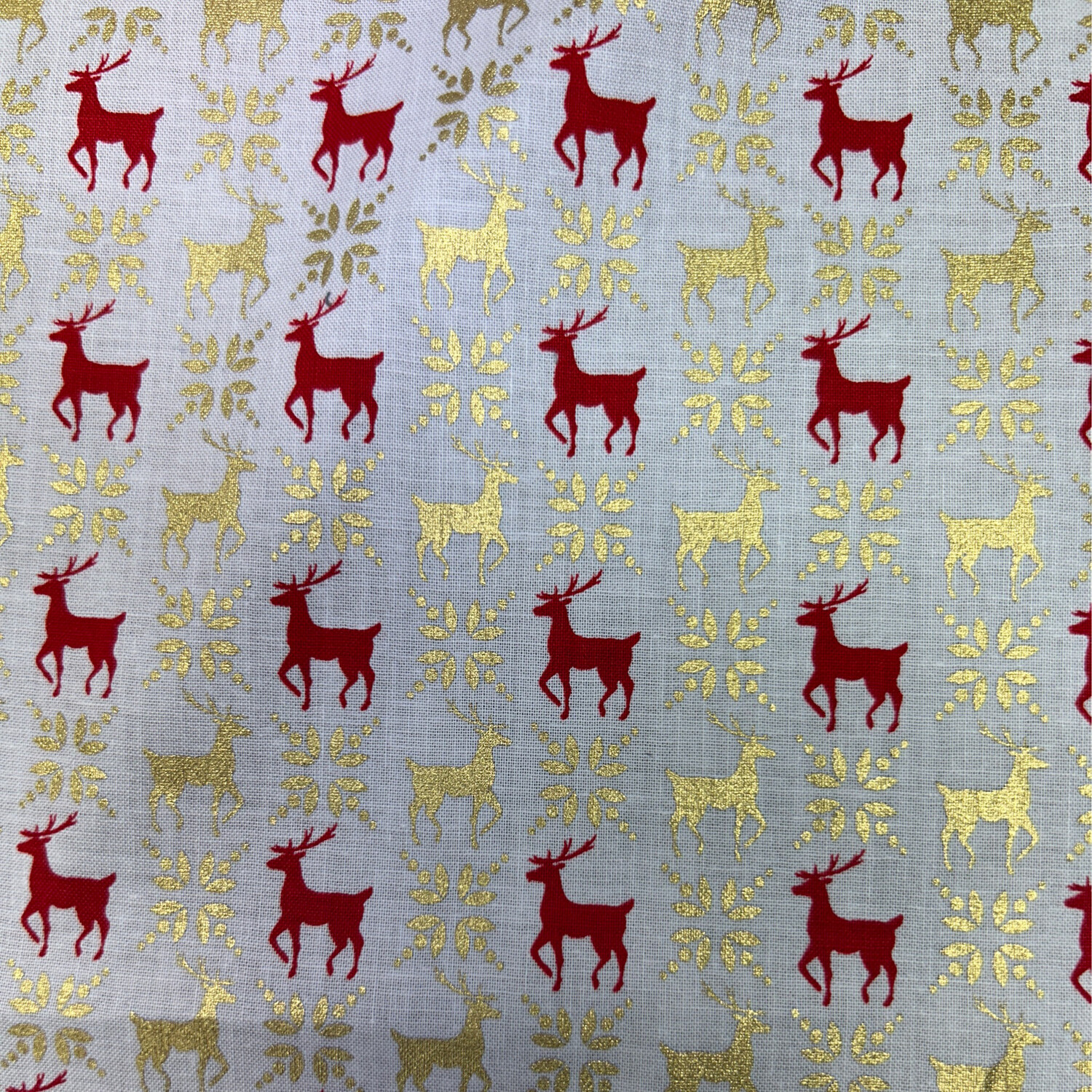 Metallic Reindeer Ivory