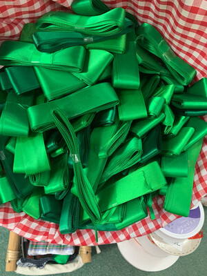Green Ribbon Bundle 3pc x 3m