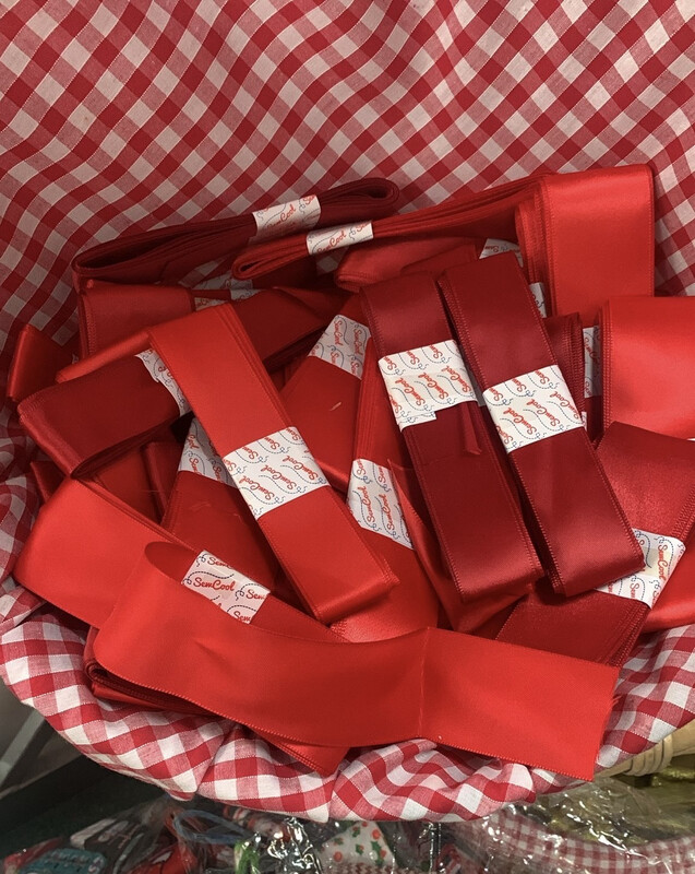 Red Ribbon Bundle 3pc x 3m