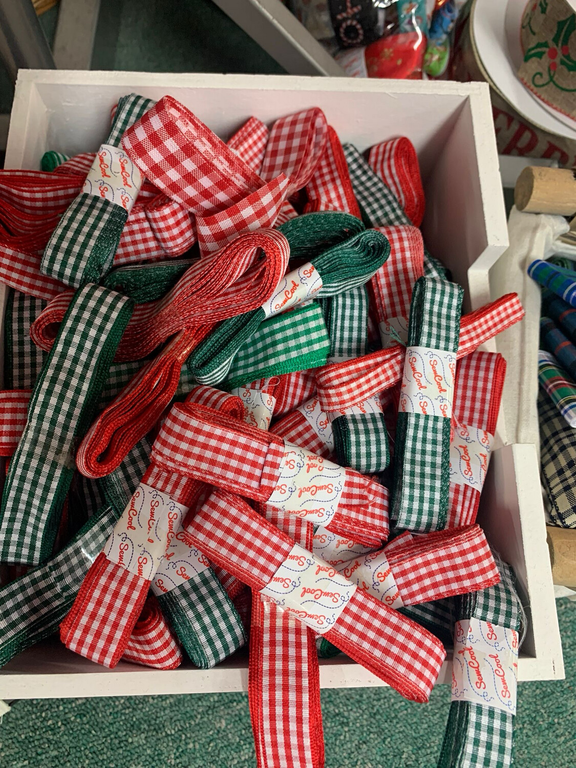 Gingham Ribbon Bundle 3pc x 3m