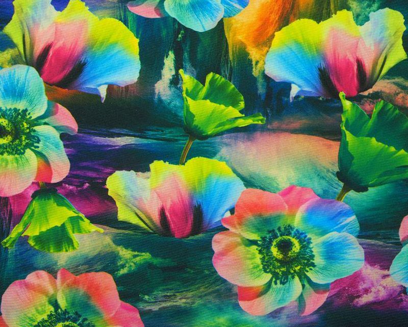 Digital Poppies Bi Stretch