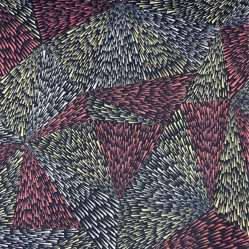 Geometric Splashes Purple
