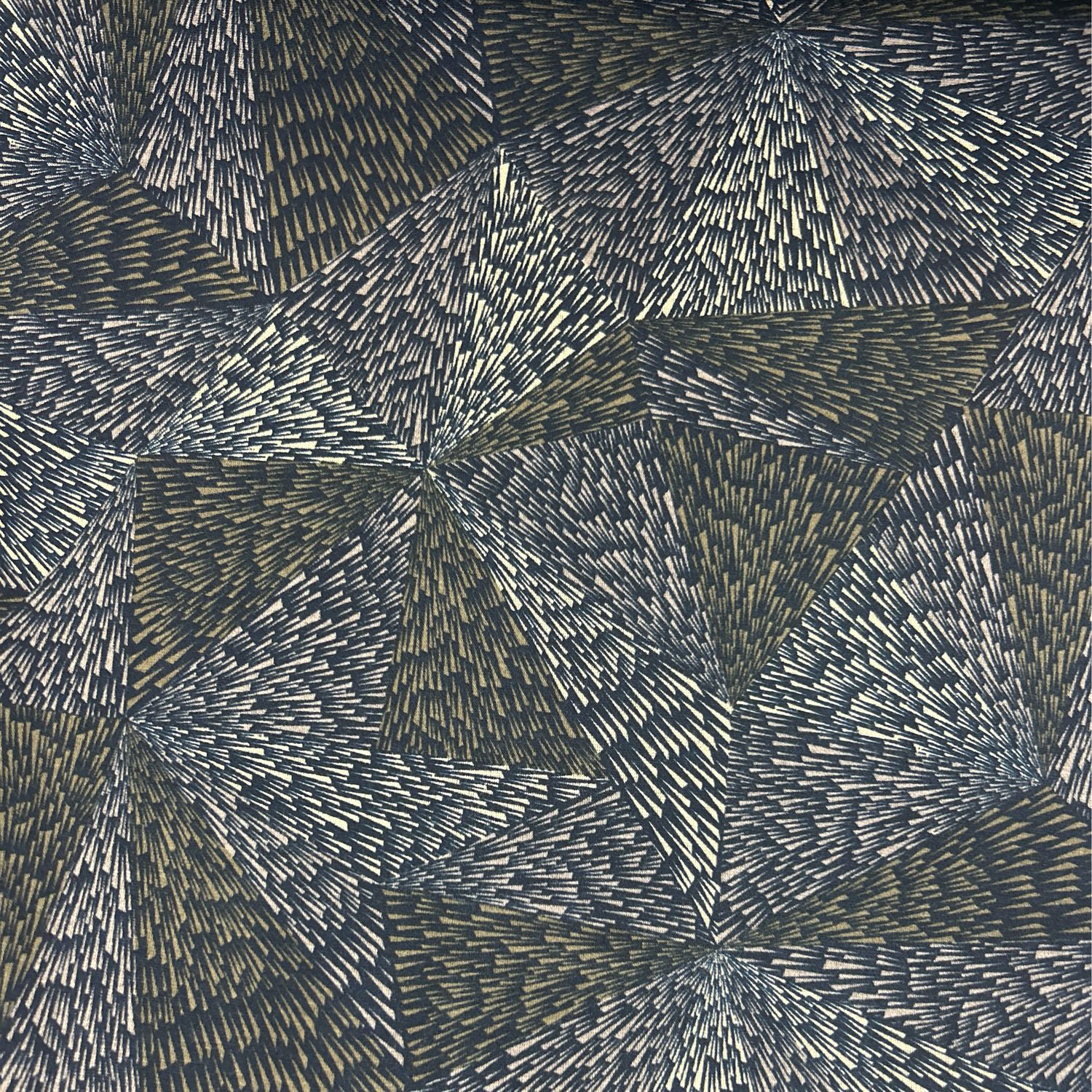 Geometric Splashes Blue