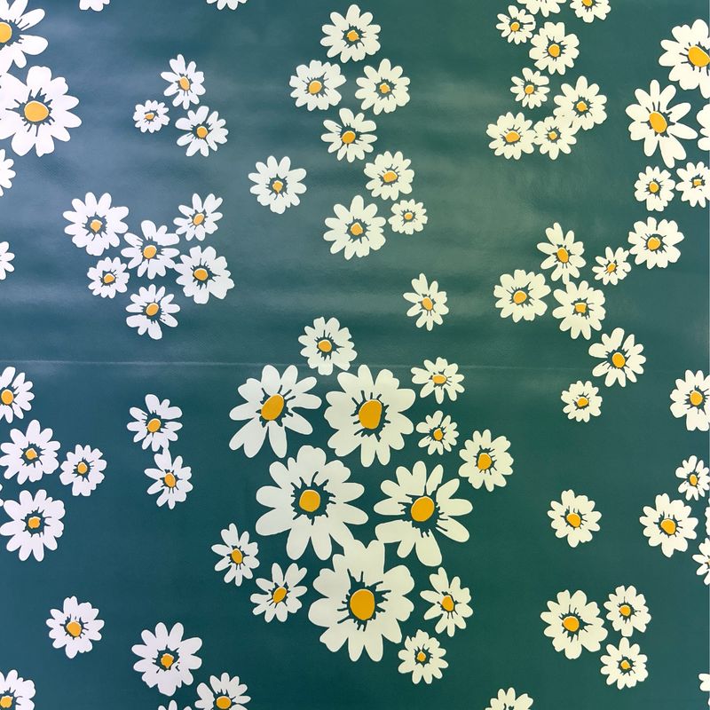 Daisy On Teal