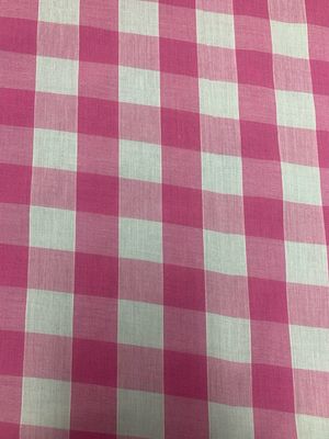 1” Gingham Cerise