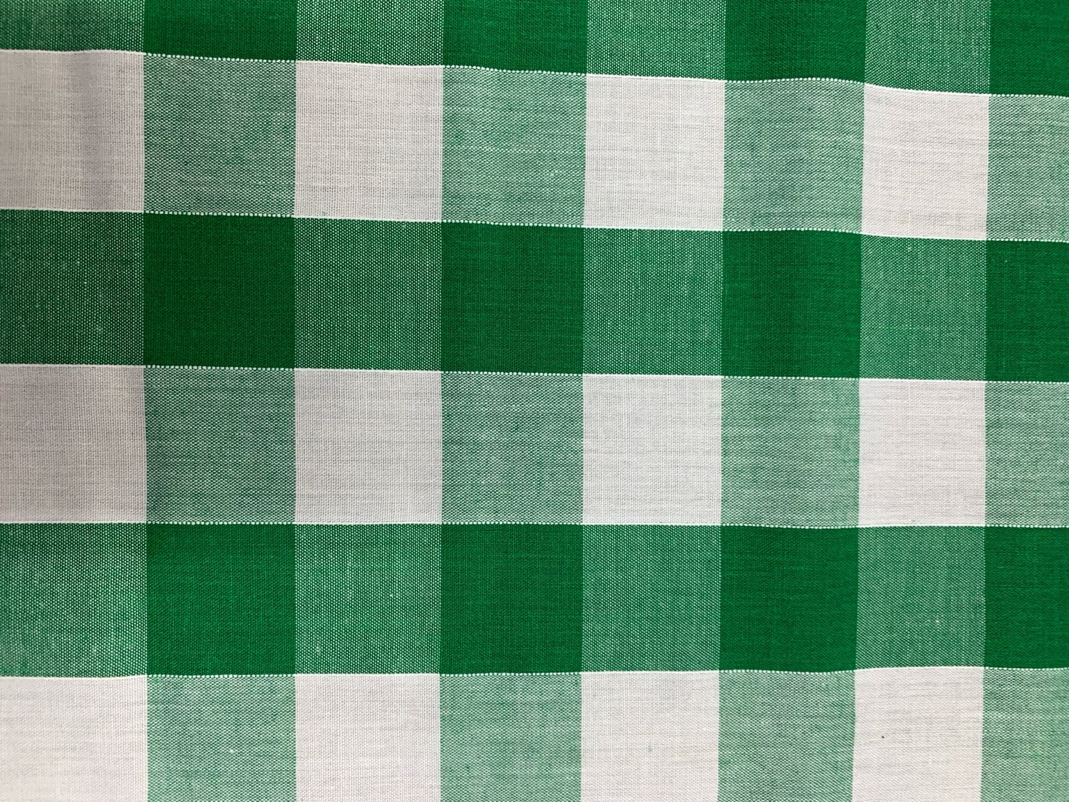1” Gingham Emerald