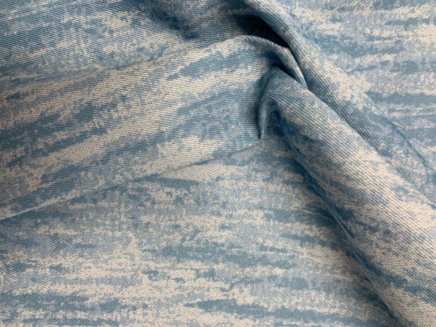 Denim Tye Dye Light Blue